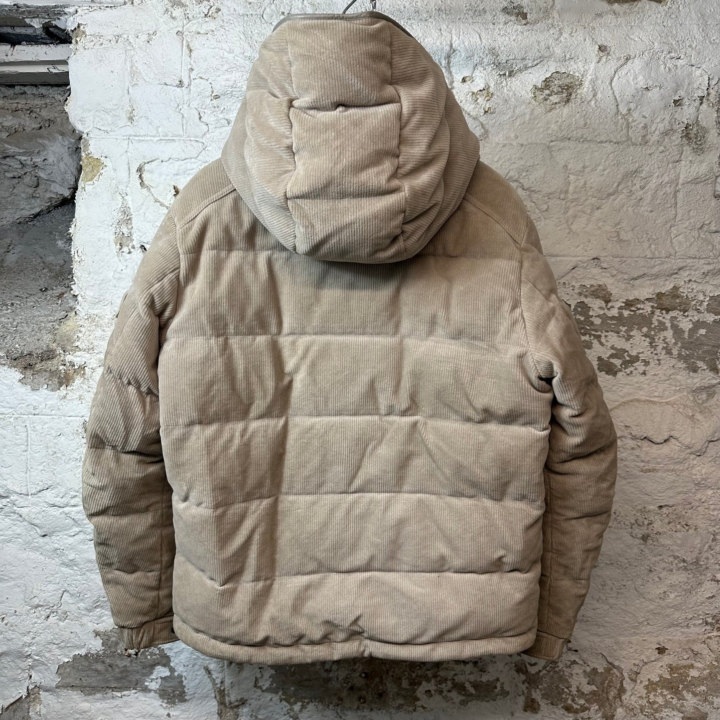Moncler Maya Guibbotto Tan Corduroy Sz M (3)