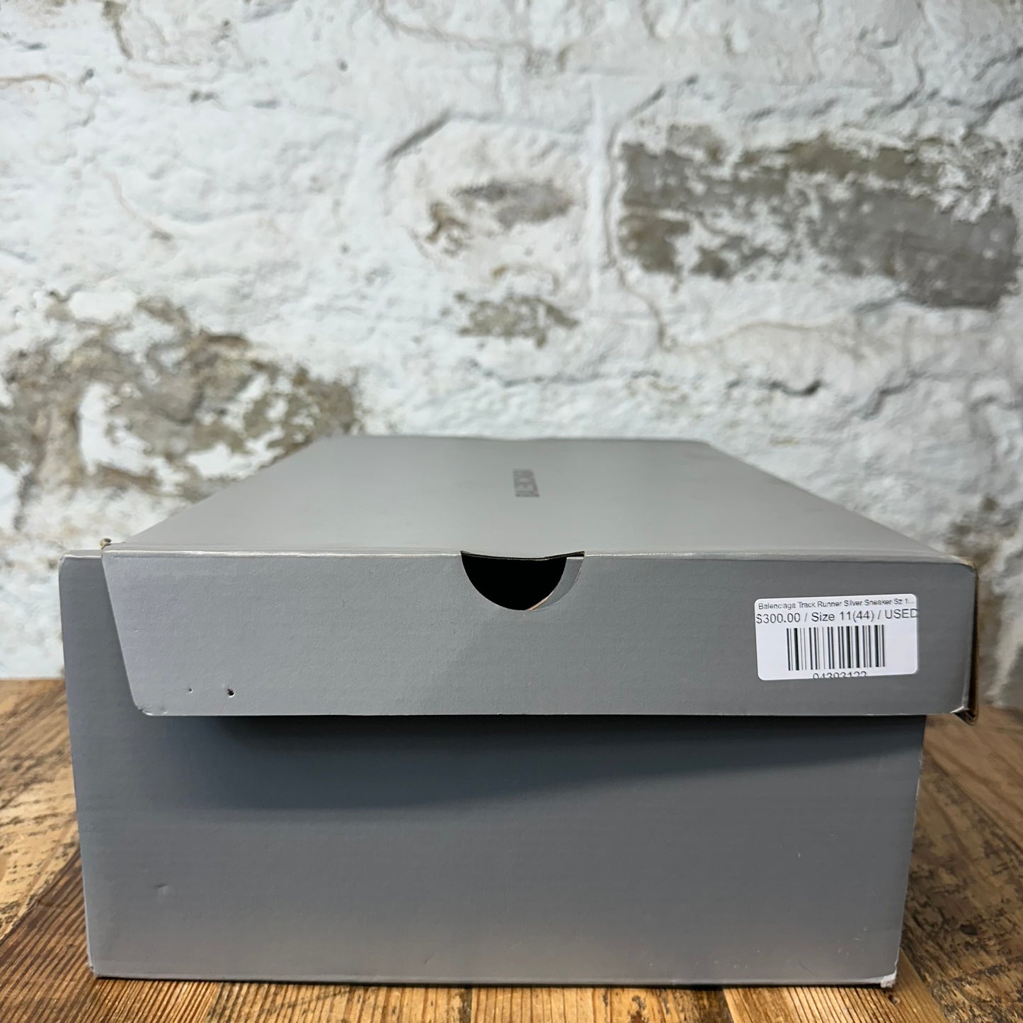 Balenciaga Track Runner Silver Sneaker Sz 11 (44)