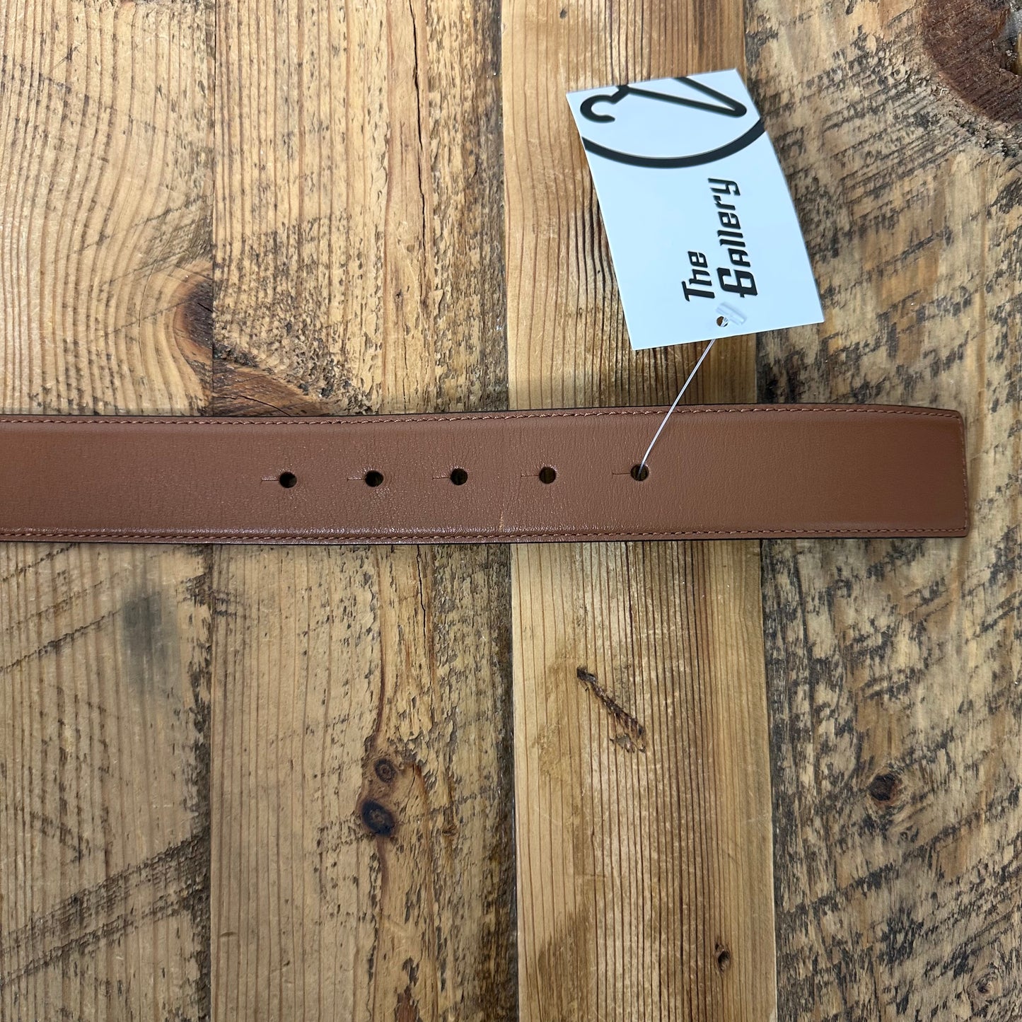 Amiri Brown Leather Belt Sz (95)
