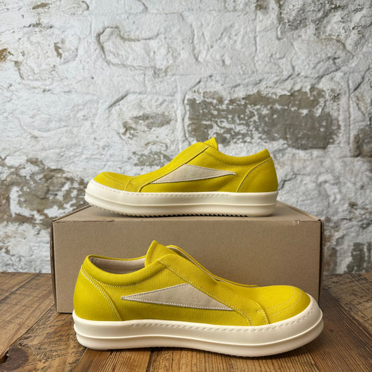 Rick Owens Vintage Laceless Lemon Milk Sneaker Sz 8.5 (41.5)