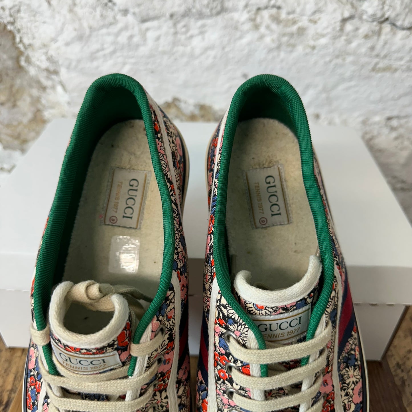 Gucci Tennis 1977 Low Floral Sneaker Sz 9 No Box