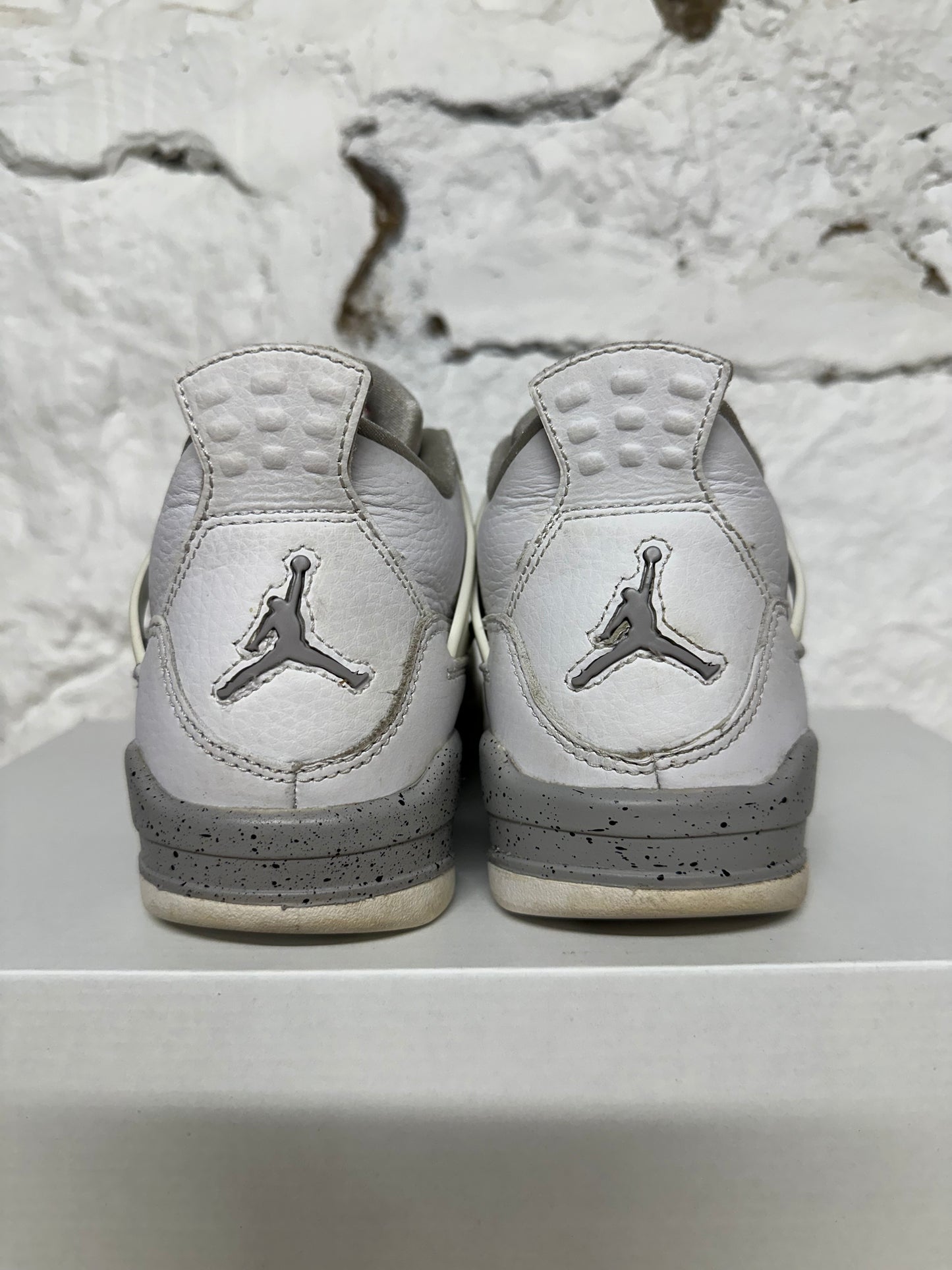 Air Jordan 4 White Oreo Sz 4Y