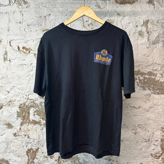 Rhude Premium Cigars Black T-Shirt Sz M