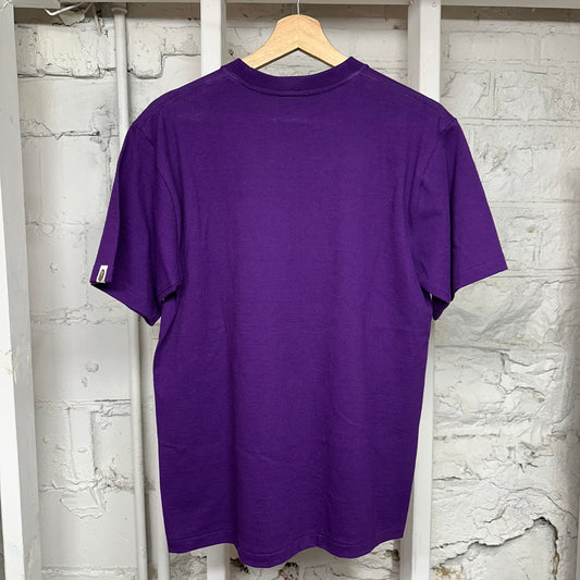Bape Purple College T-Shirt Sz M DS
