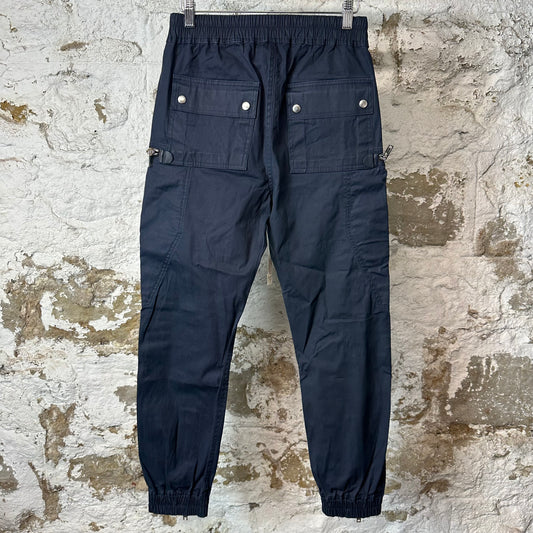 Rick Owens Bauhaus Navy Cargo Pants Sz XS