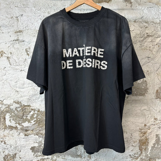 Matiere De Desirs Diamond T-shirt Black Sz XXL