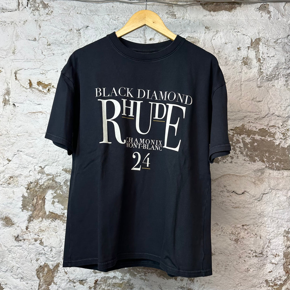 Rhude Black Diamond T-shirt Black Sz XS