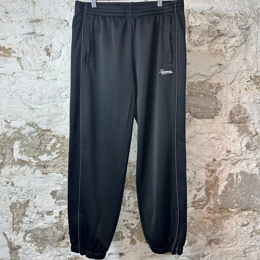 Supreme Tricot Black Track Pants Sz M