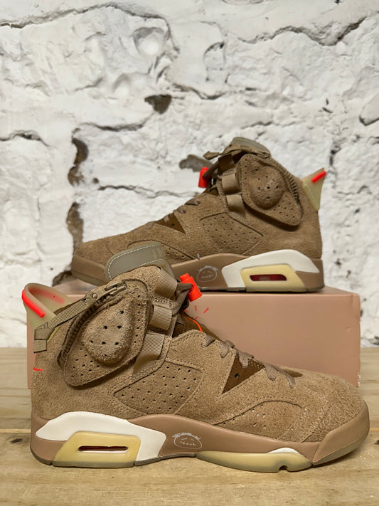 Air Jordan 6 Travis Scott British Khaki Sz 9