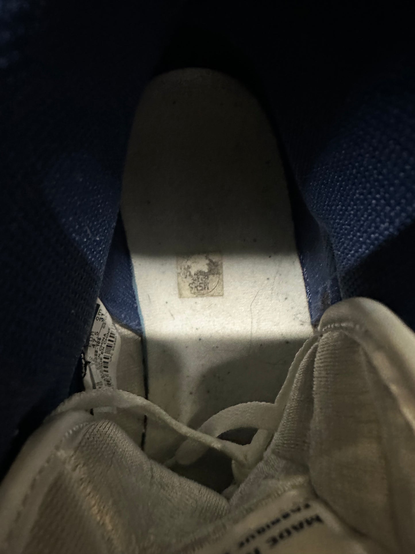 Air Jordan 1 High Metallic Navy Sz 13