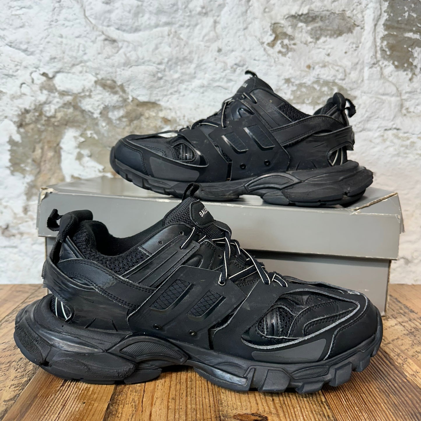 Balenciaga Track Runner Triple Black Sneaker Sz 11 (44)