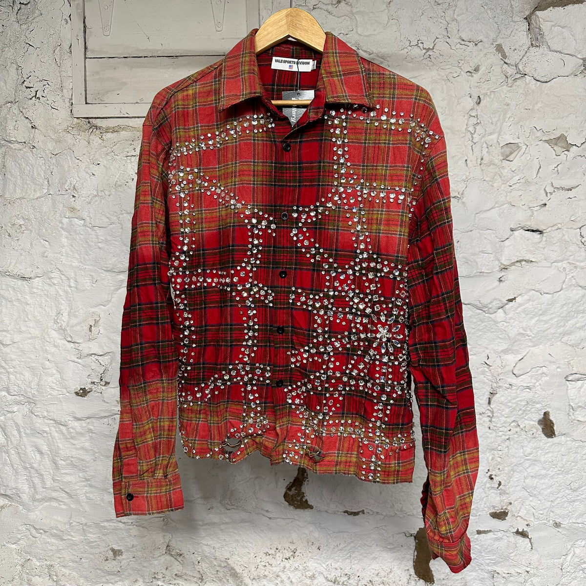 Vale Red Haze Long Sleeve Flannel Sz S