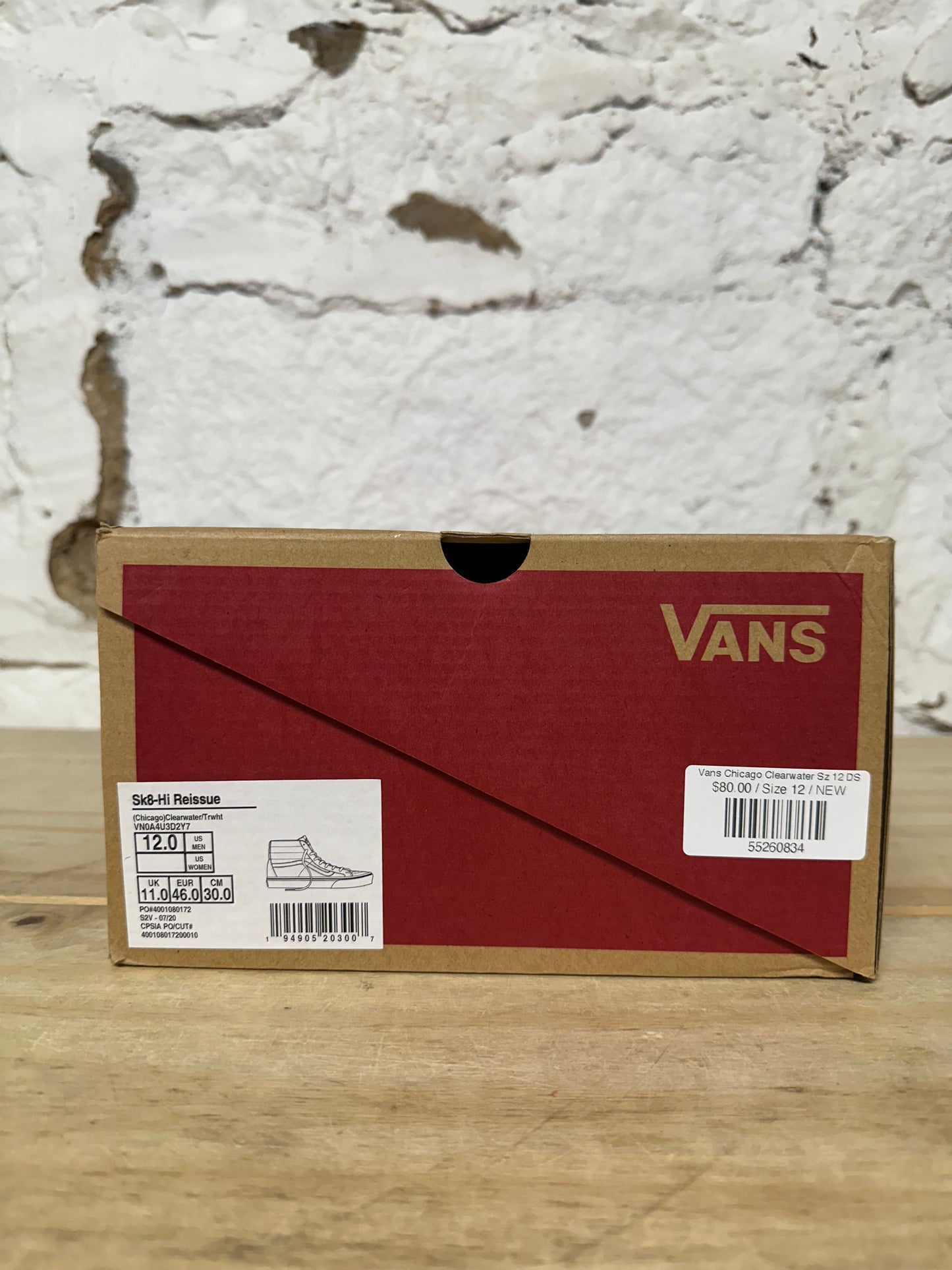 Vans Chicago Clearwater Sz 12 DS