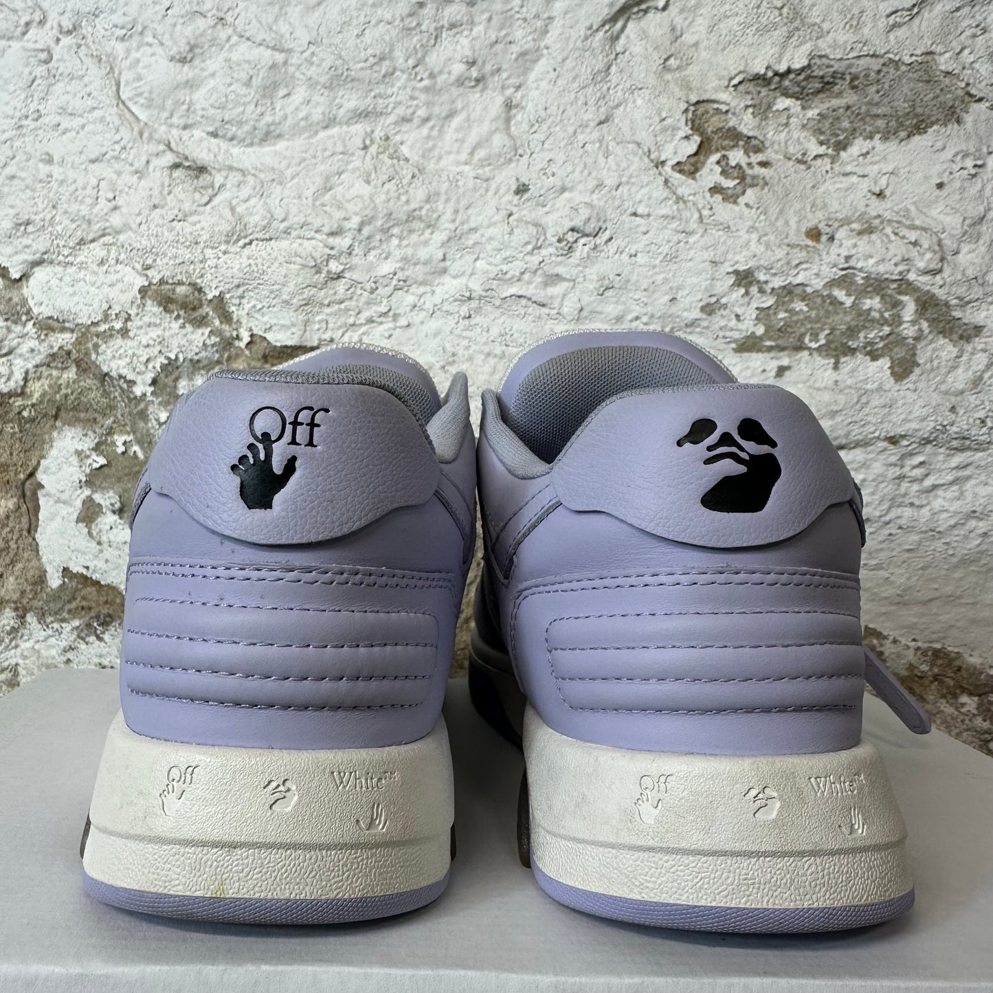 Off-White Out Of Office Lavender White Sneaker Sz 7 (40)