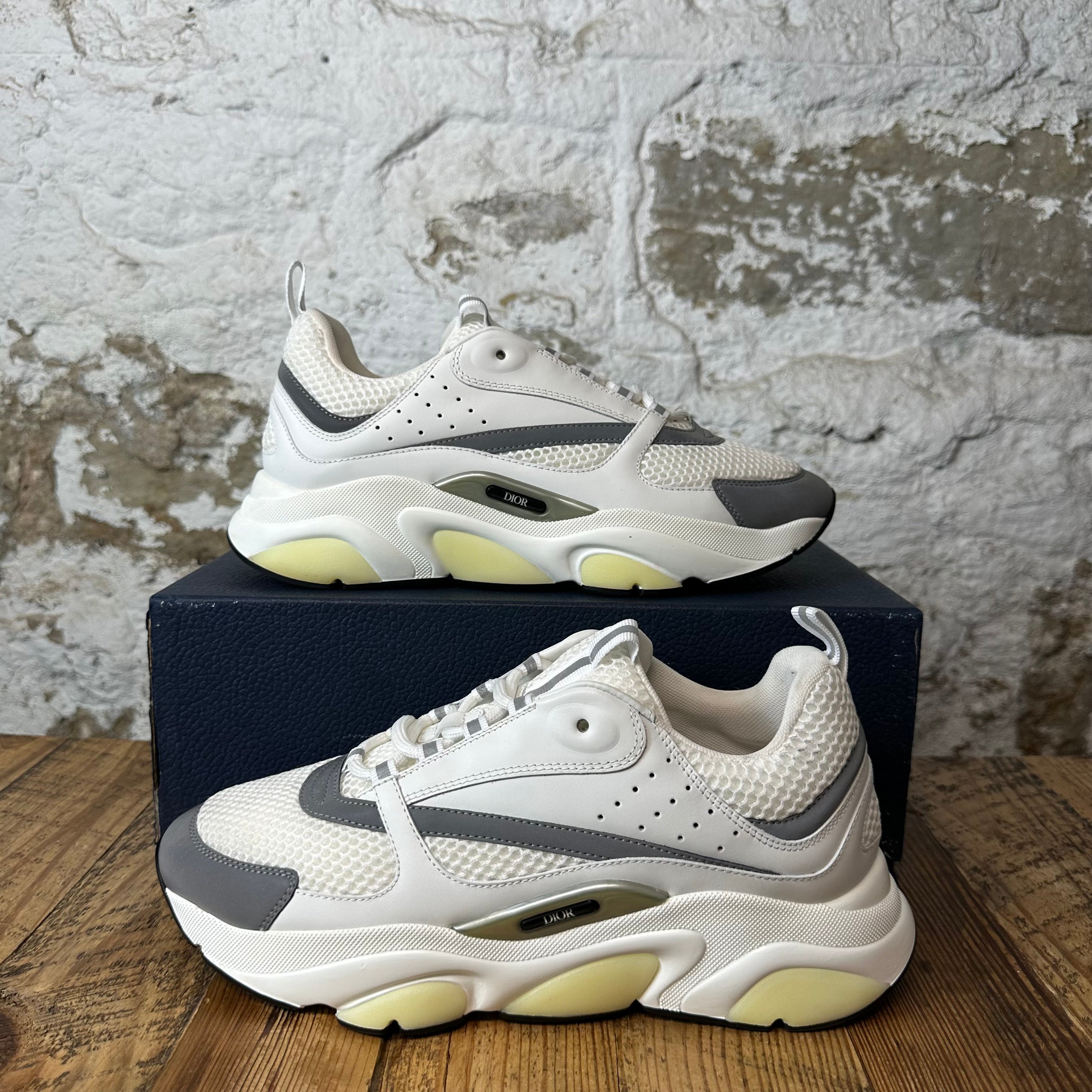 Dior B22 White Grey 3M Sneaker Sz 10 (43)