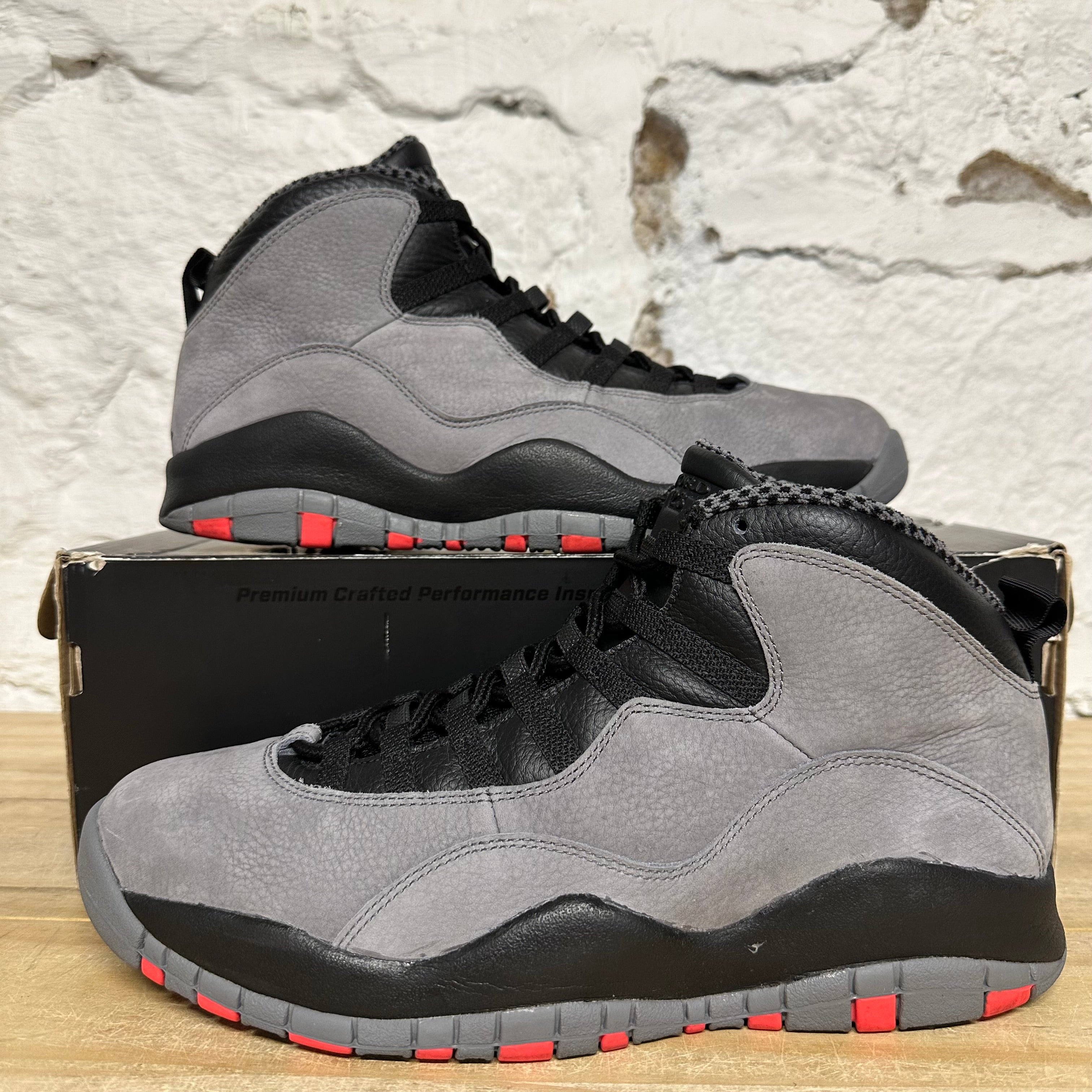 Air Jordan 10 Cool Grey Sz 12