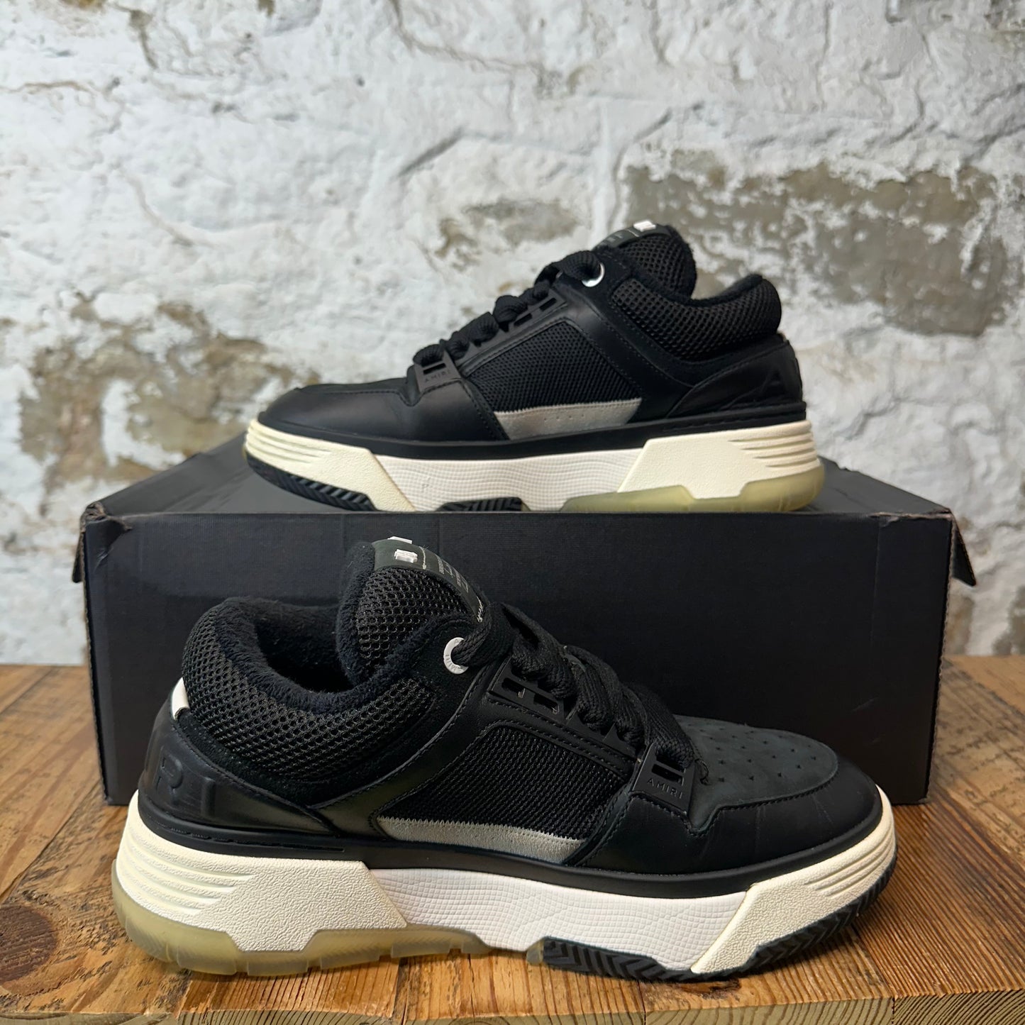 Amiri MA-1 Black White Sneaker Sz 9 (42)