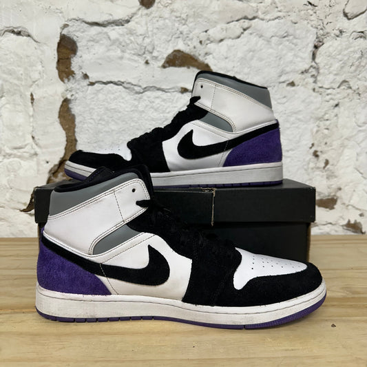Air Jordan 1 Mid SE Purple Sz 11.5
