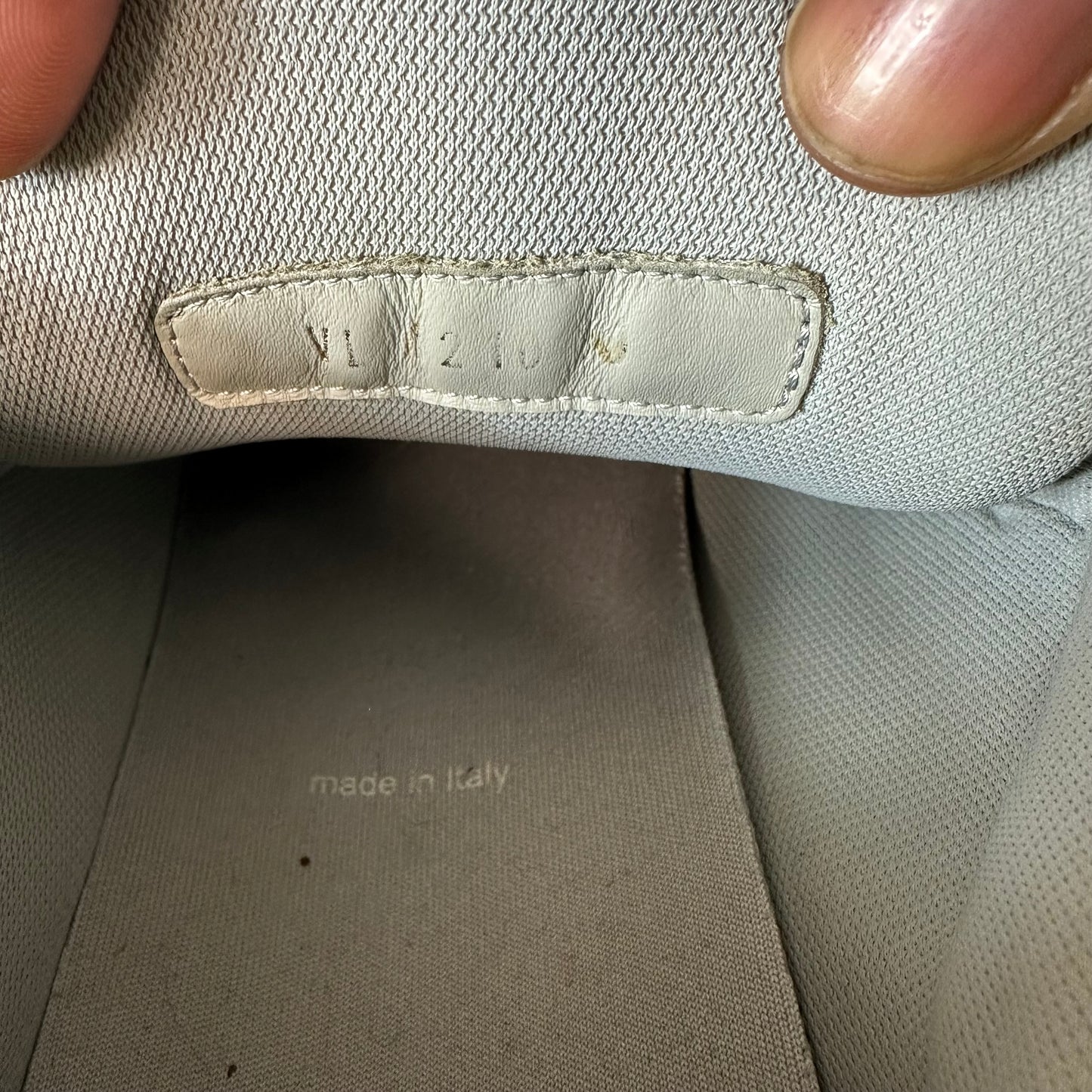 Louis Vuitton Gray White Trainer Sz 11.5 (10LV) No Box