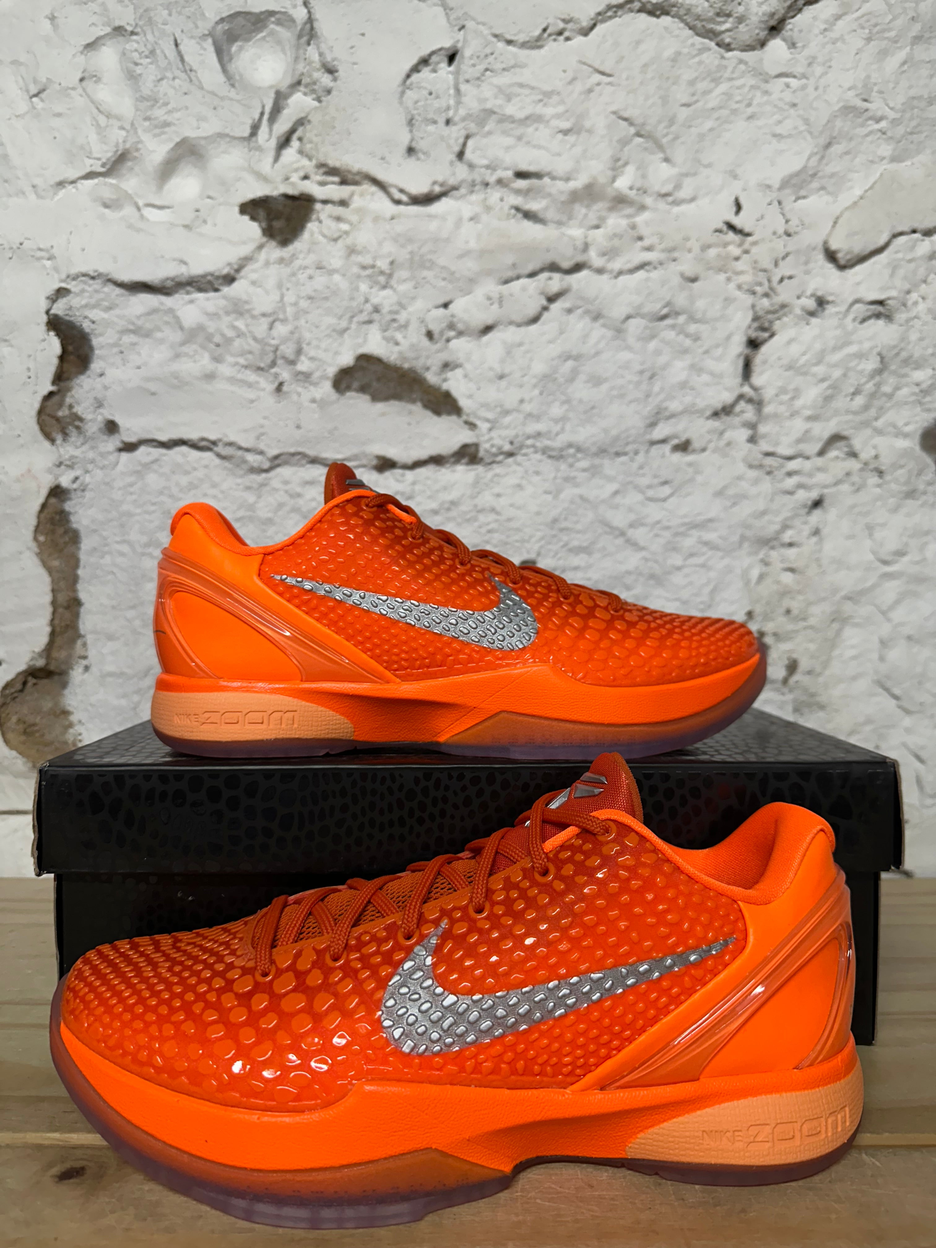 Nike Kobe 6 Protro Total Orange Sz 8.5 DS