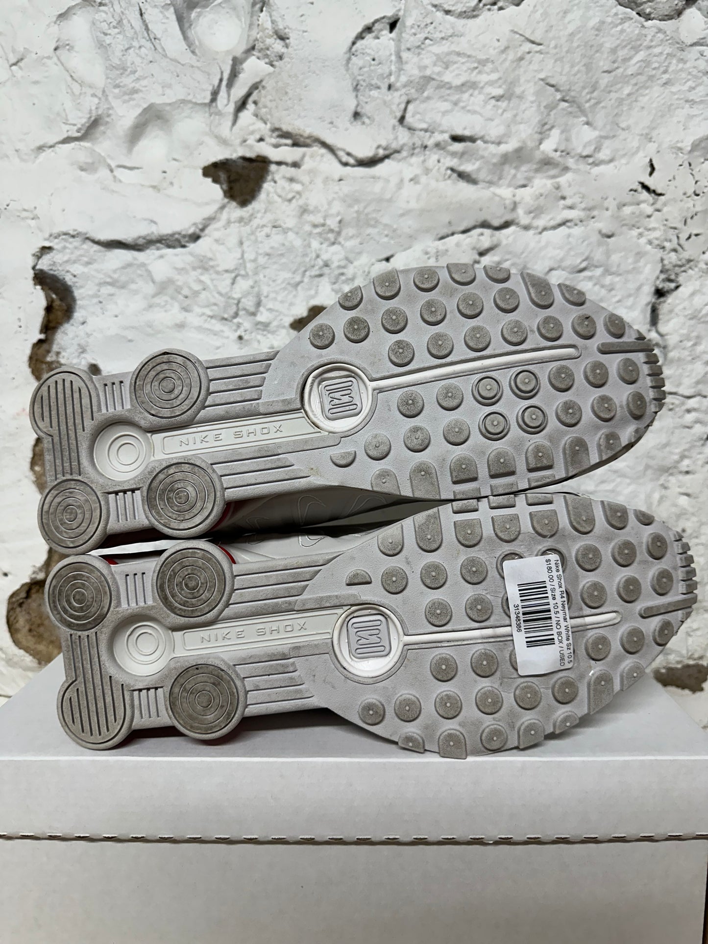 Nike Shox R4 Neymar White Sz 10.5