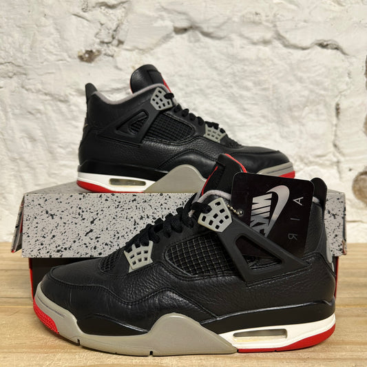 Air Jordan 4 Bred Reimagined Sz 9.5