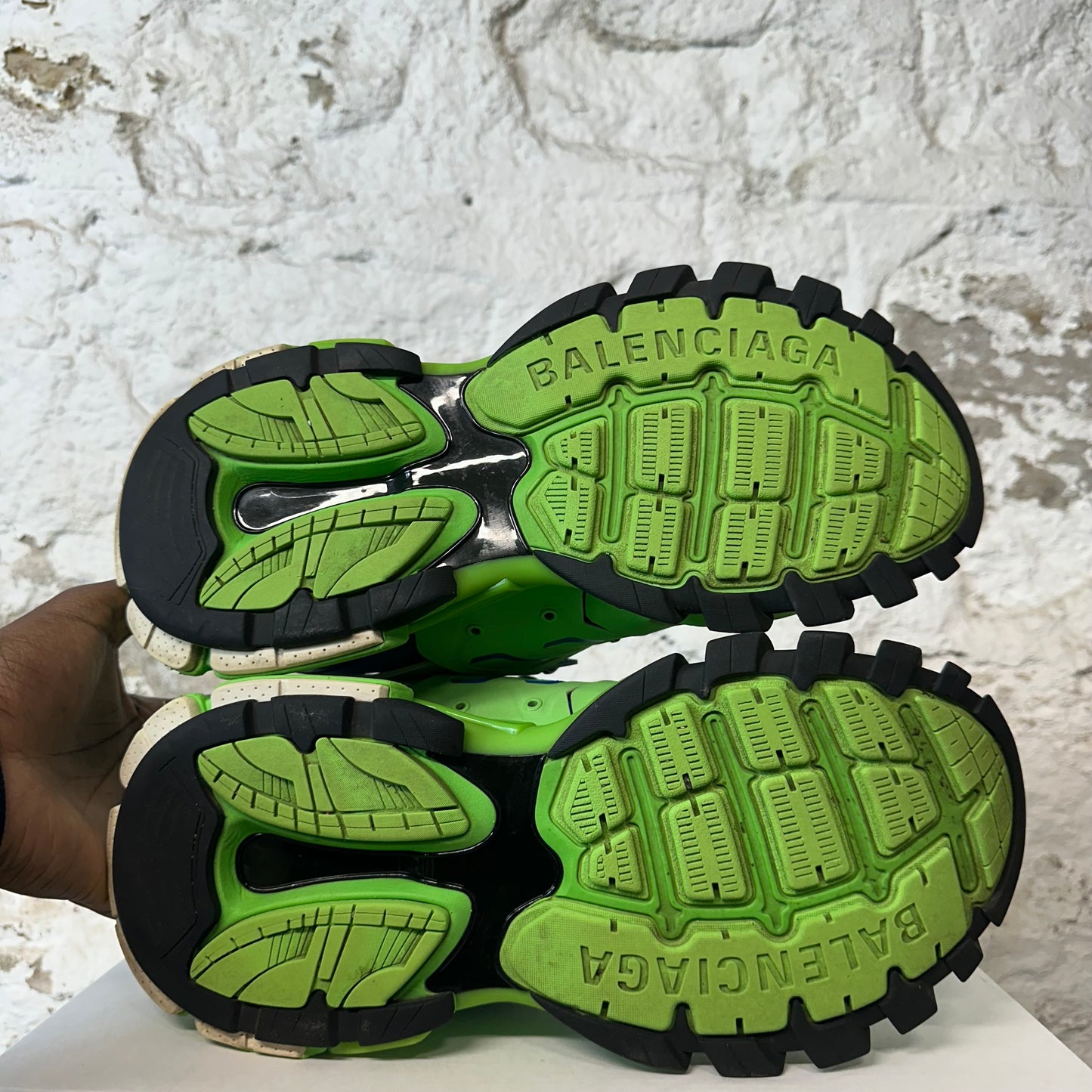 Balenciaga Track Runner Green Blue Sneaker Sz 10 (43)