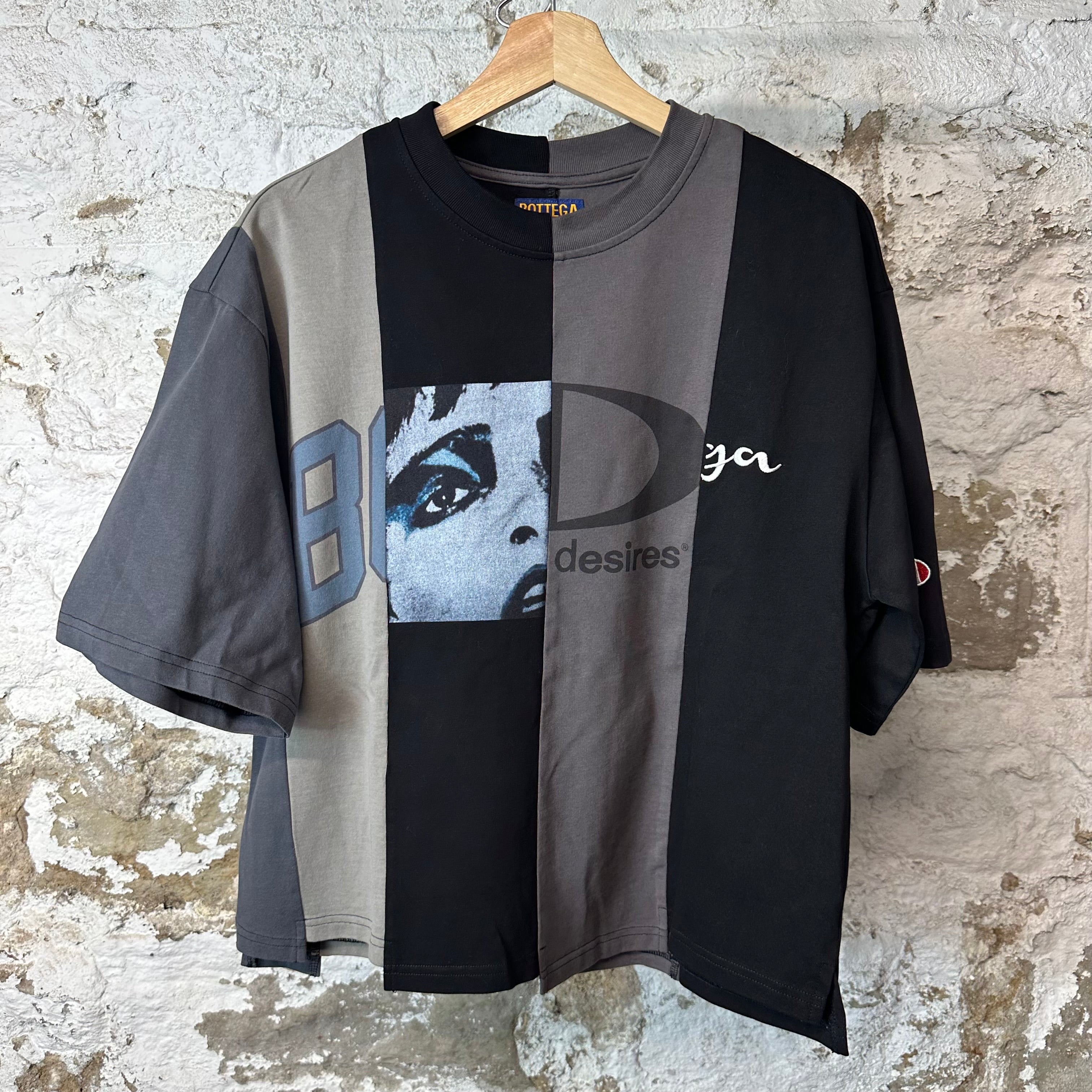 Bottega Desires Ransom Black T-Shirt Sz S