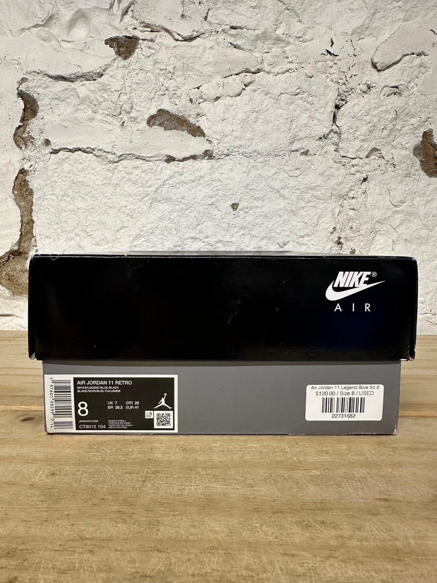 Air Jordan 11 High Legend Blue Sz 8