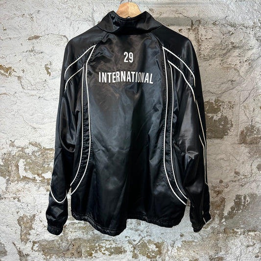 Supreme Satin Piping Jacket Black Sz L