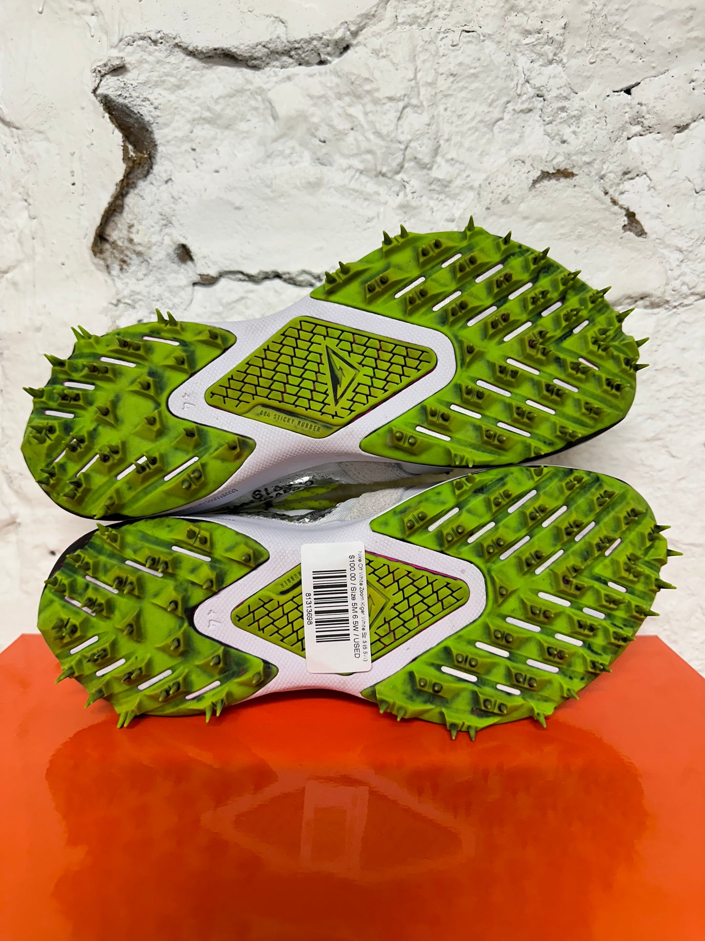 Nike Off-White Zoom Kiger White Sz 5 (6.5W)