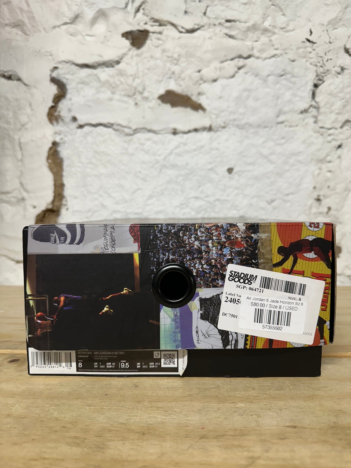 Air Jordan 5 Jade Horizon Sz 8