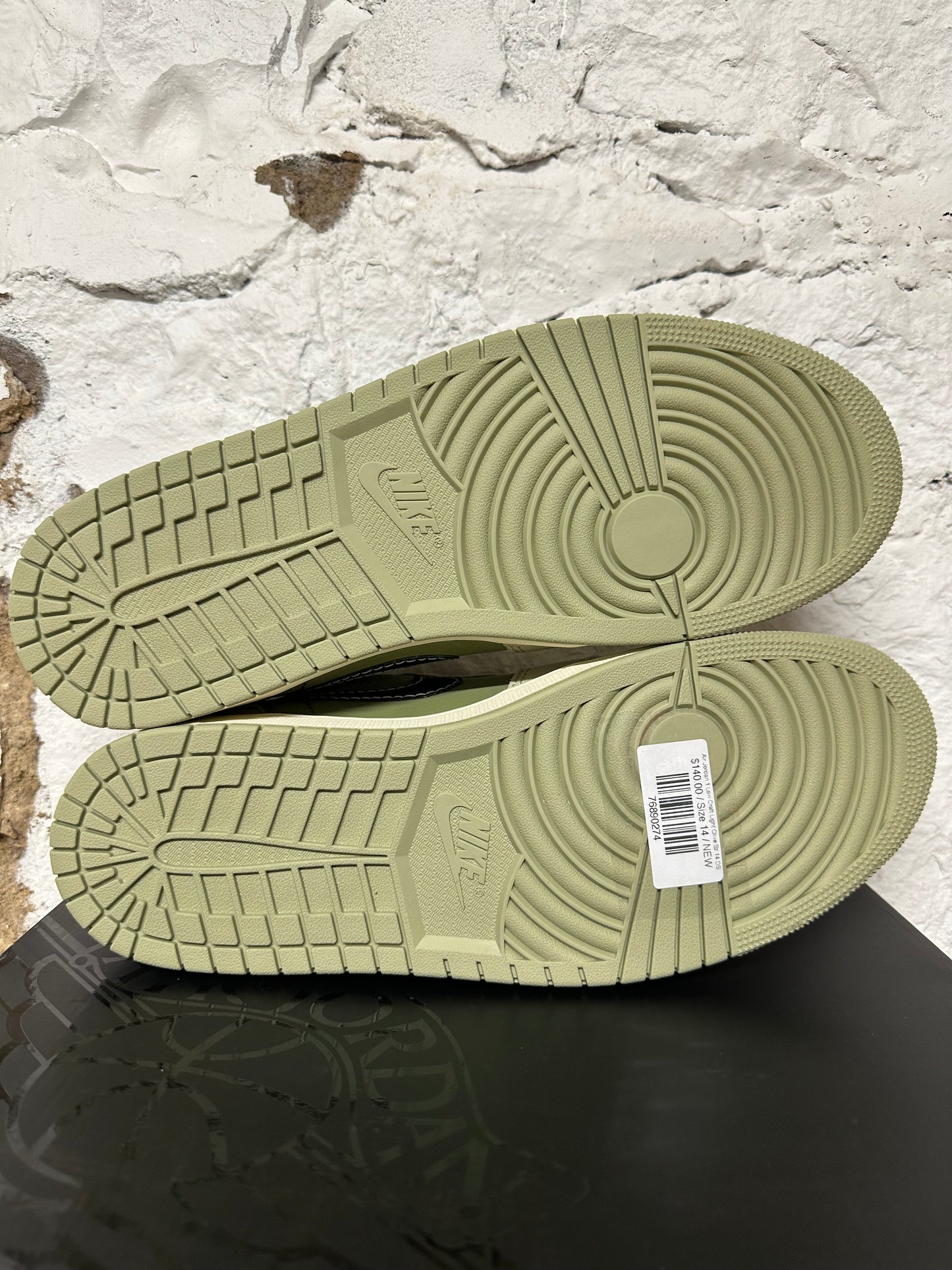 Air Jordan 1 Low Craft Light Olive Sz 14 DS