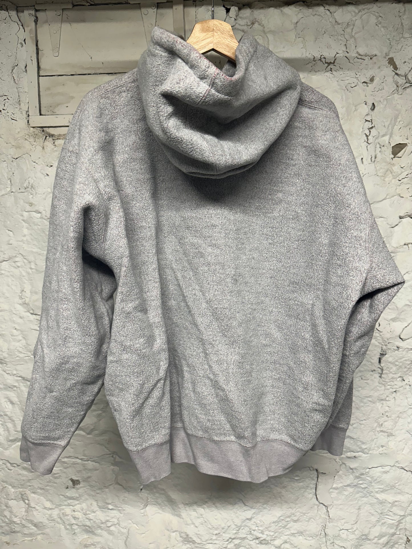 Supreme Inside Out Grey Red Hoodie Sz L