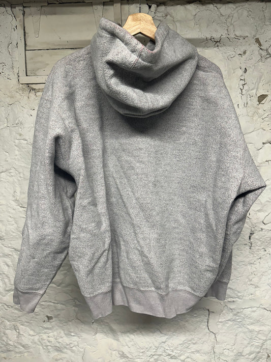 Supreme Inside Out Grey Red Hoodie Sz L