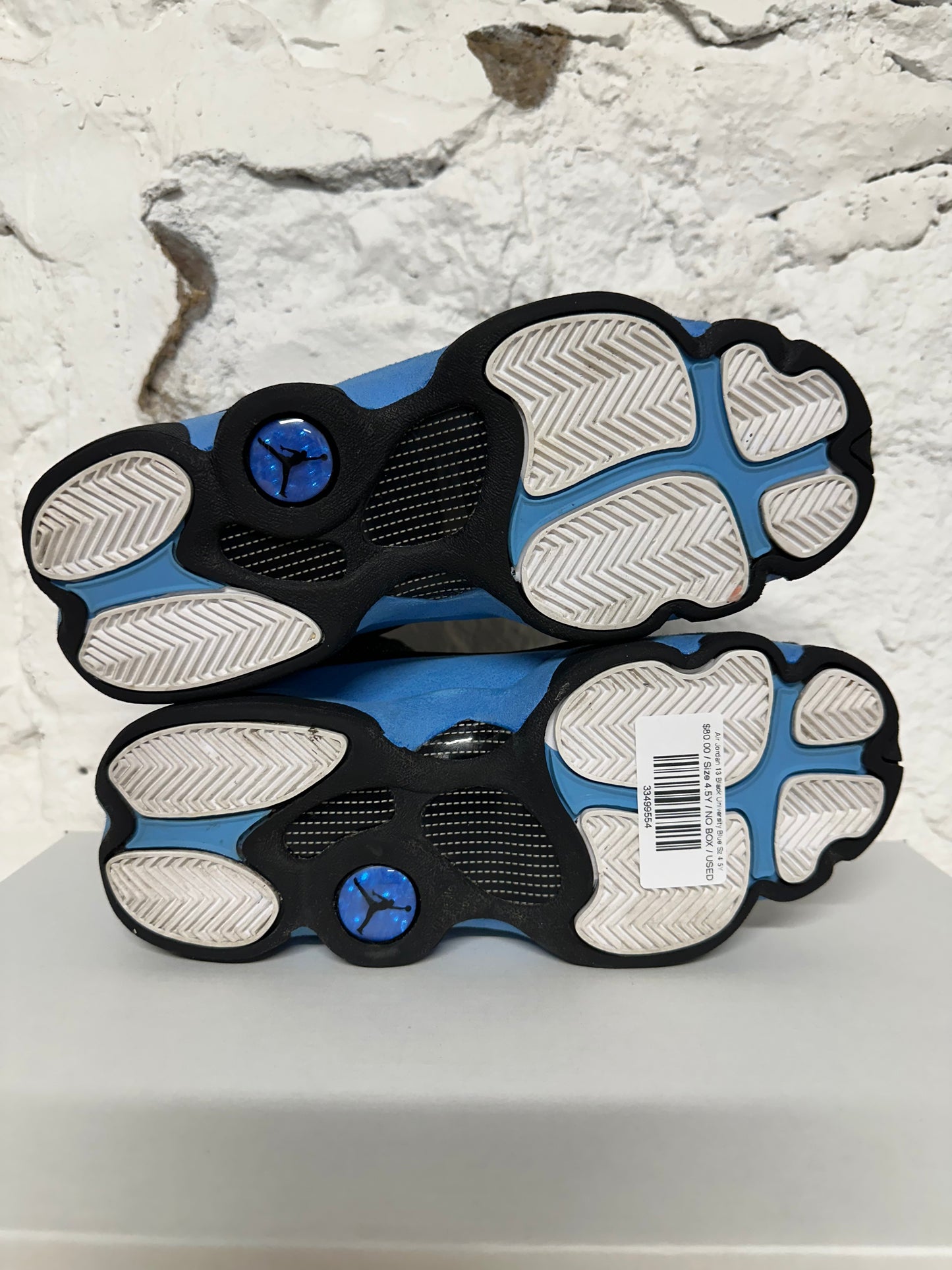 Air Jordan 13 Black University Blue Sz 4.5Y