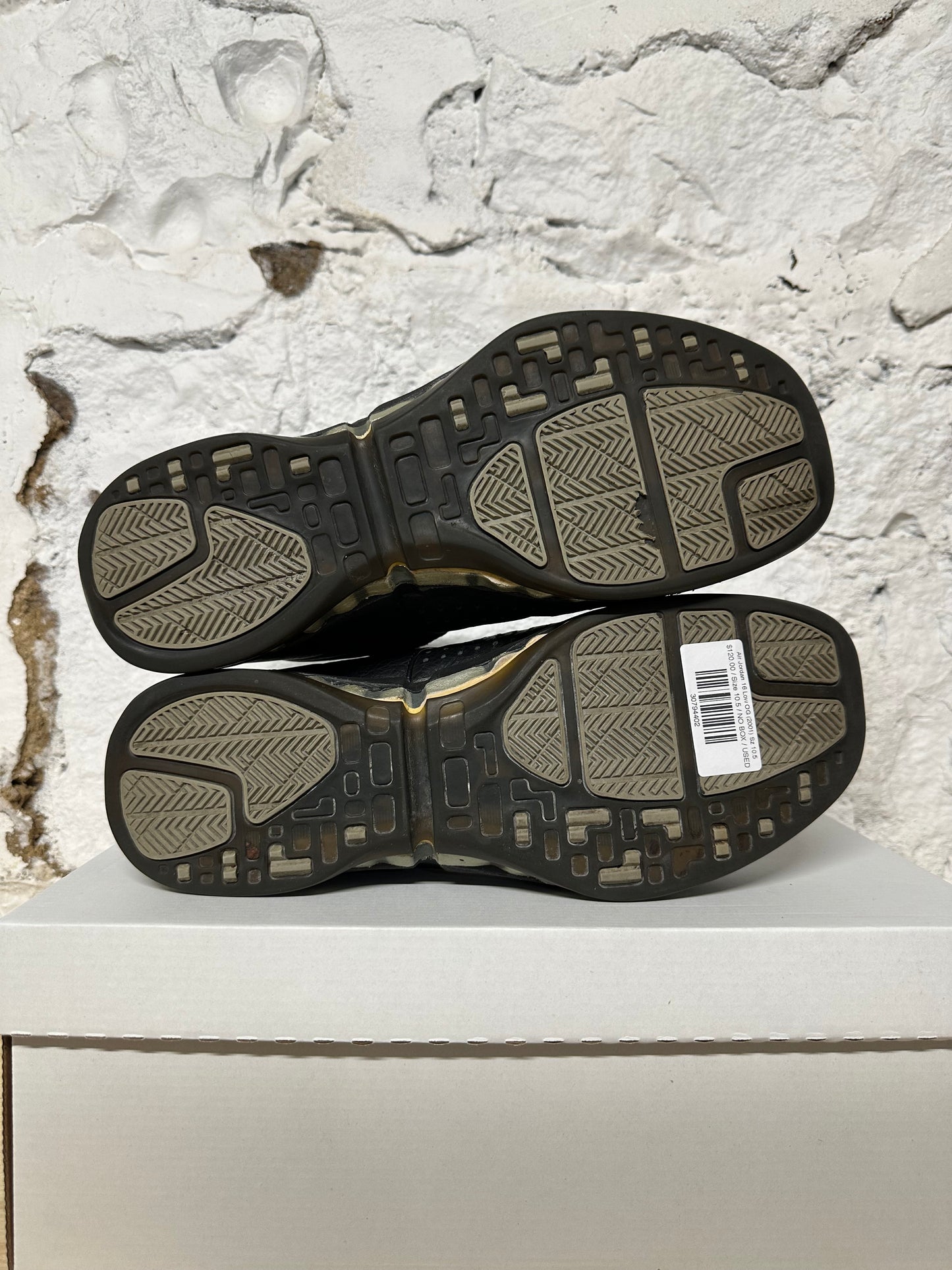 Air Jordan 16 Low Black Chrome (2001) Sz 10.5