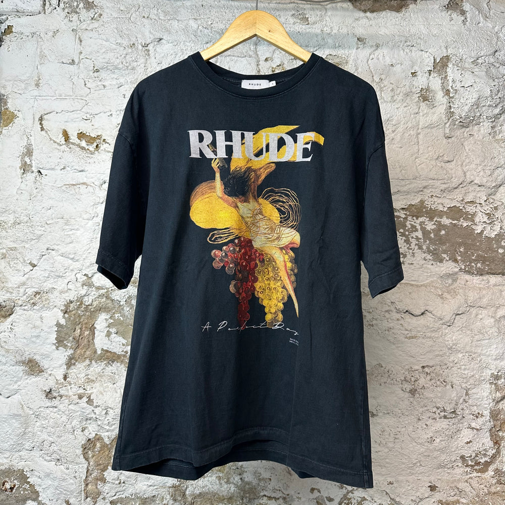 Rhude Grapes T-shirt Black Sz M