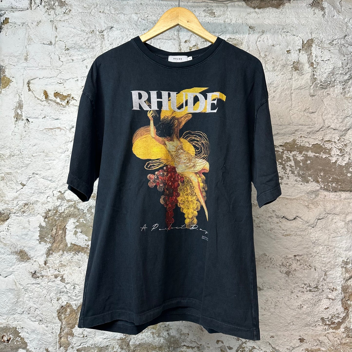 Rhude Grapes T-shirt Black Sz M