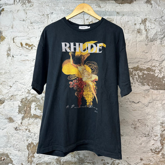 Rhude Grapes T-shirt Black Sz M