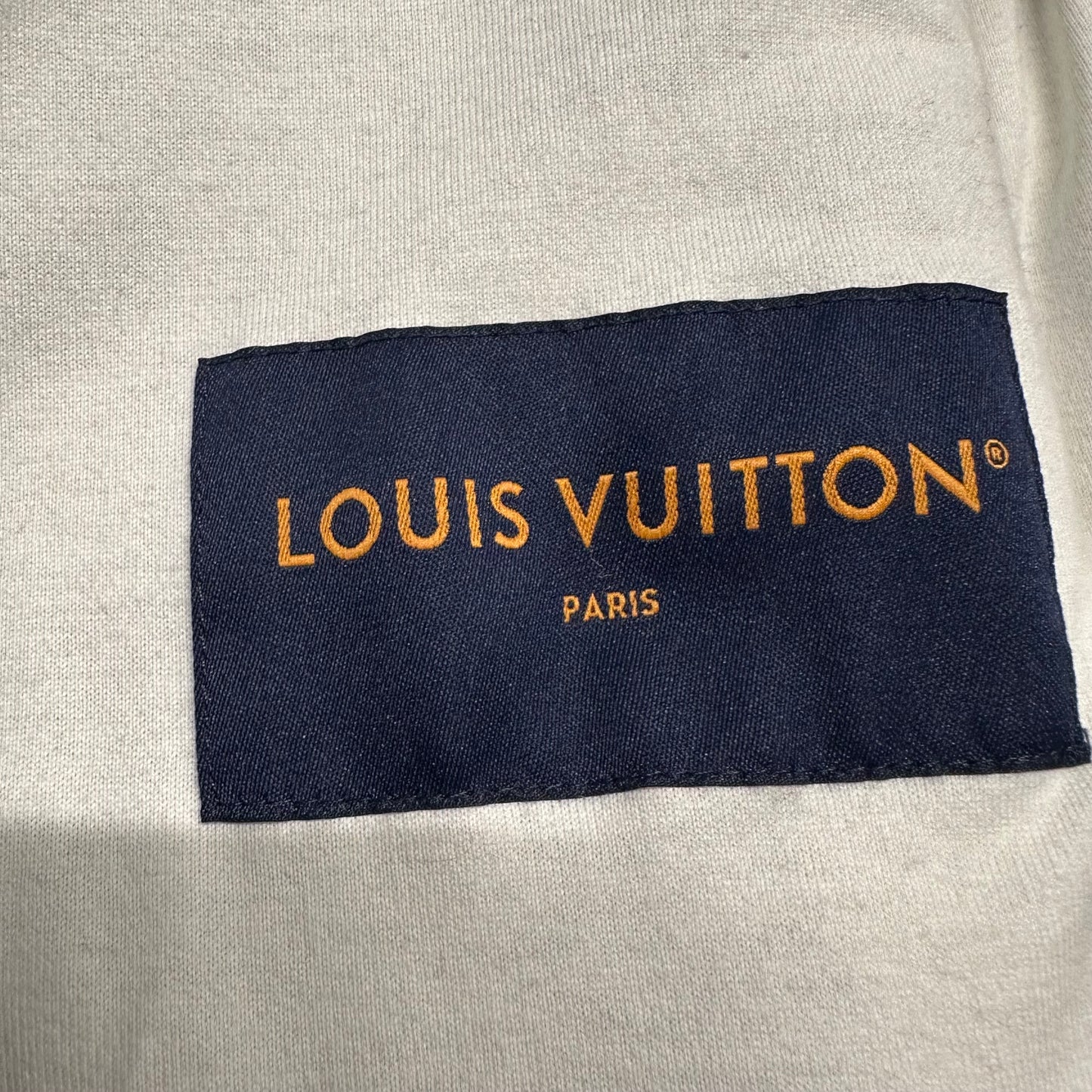 Louis Vuitton Gray White Damoflauge Fleece Jacket Sz XXL