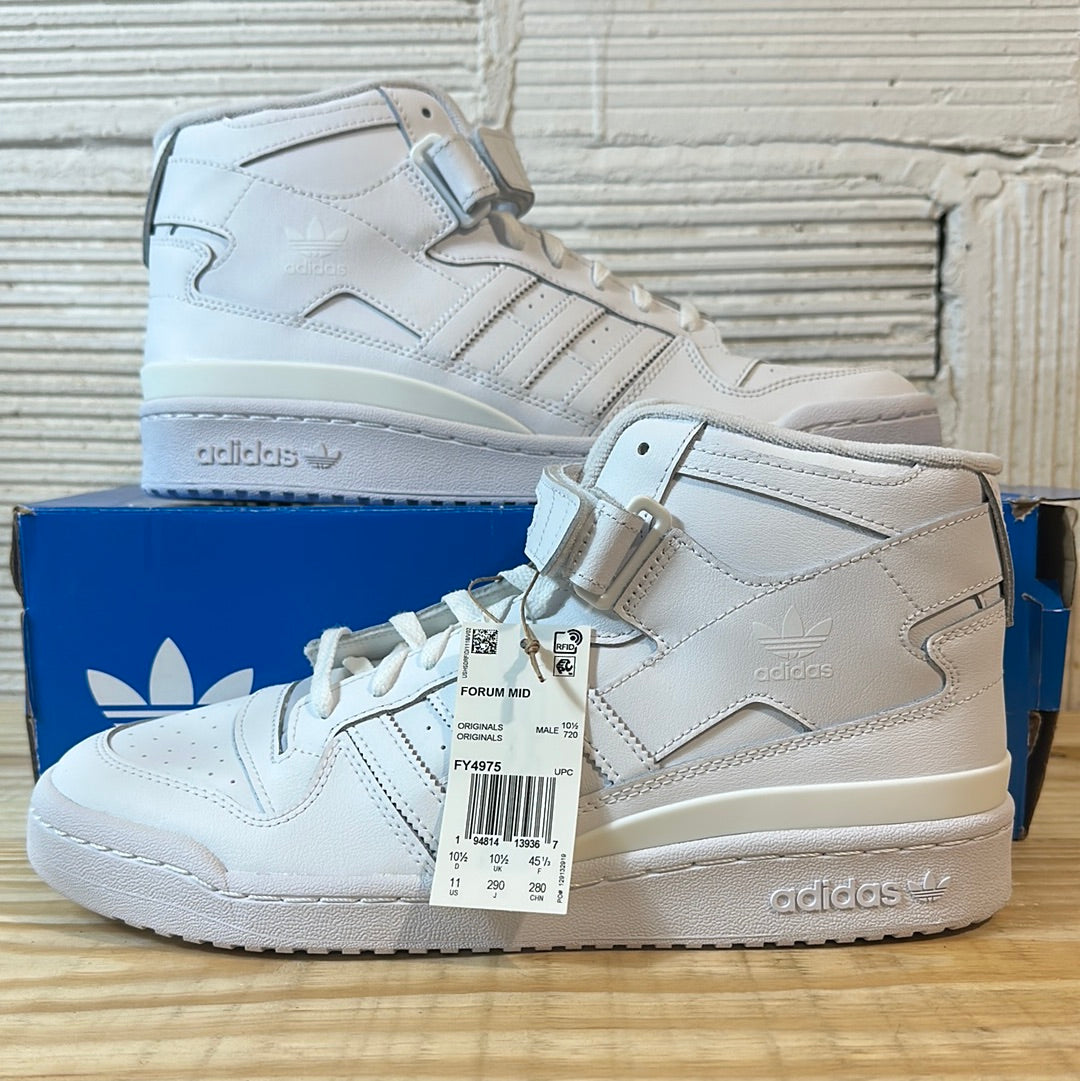 Adidas Forum Mid Triple White Sz 11 DS
