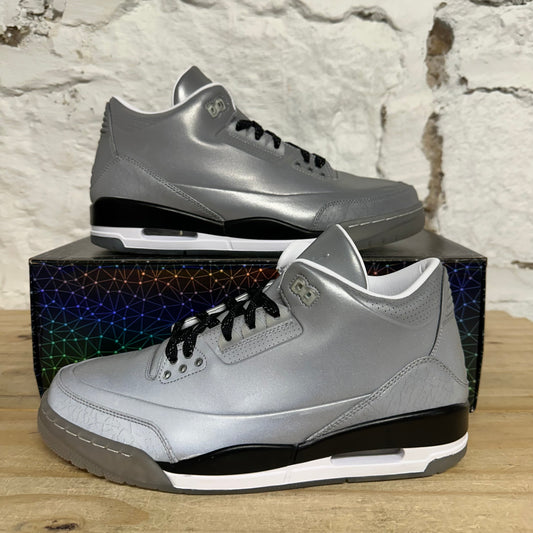 Air Jordan 3 5LAb3 Silver Sz 10 DS