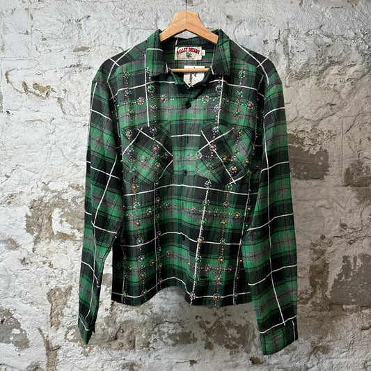 Vale Grinch Gem Green Flannel