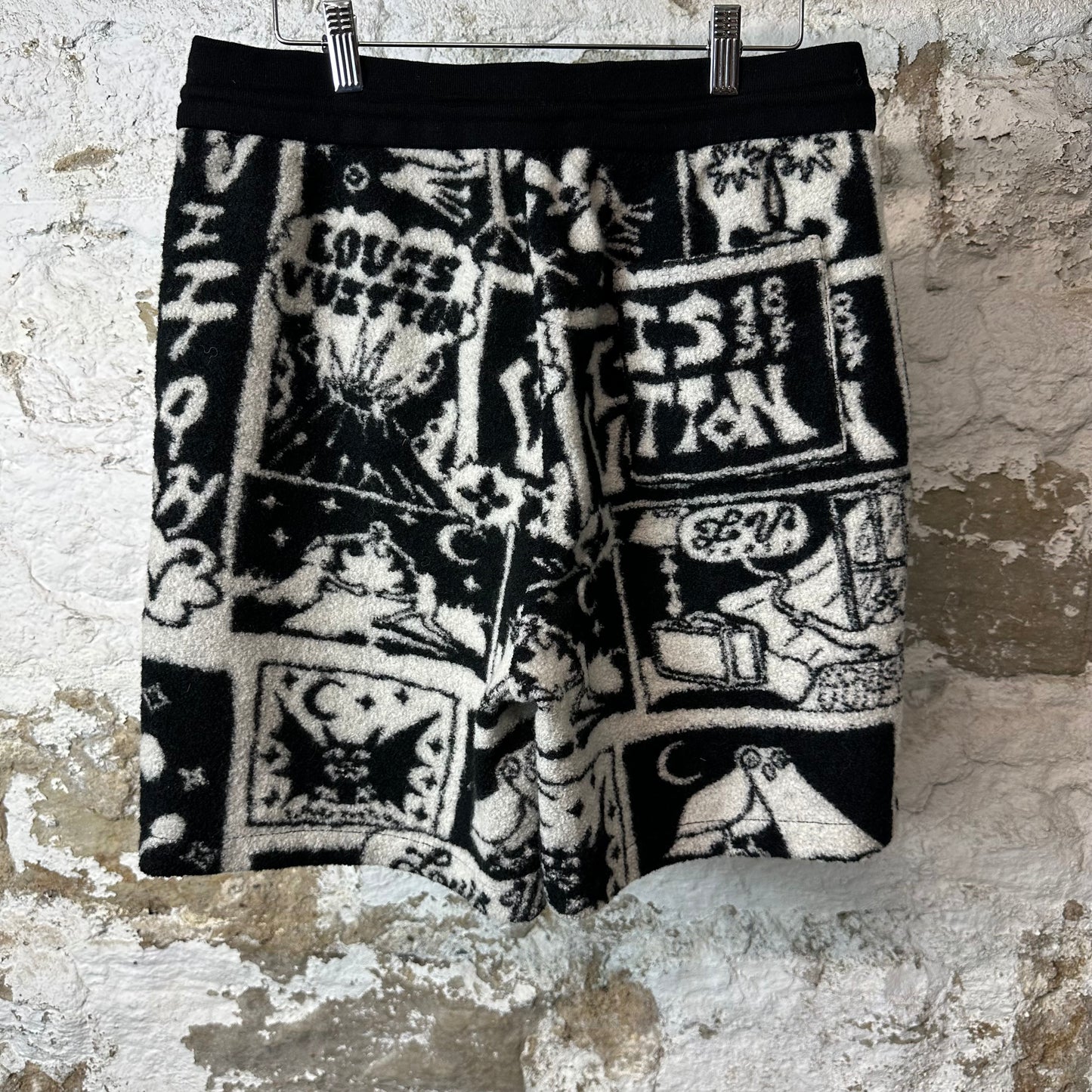 Louis Vuitton Comic Print Wool Shorts Sz M