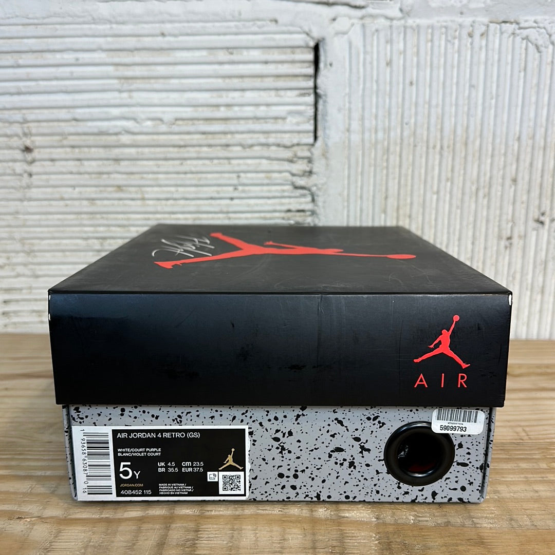 Air Jordan 4 Metallic Green Sz 5Y