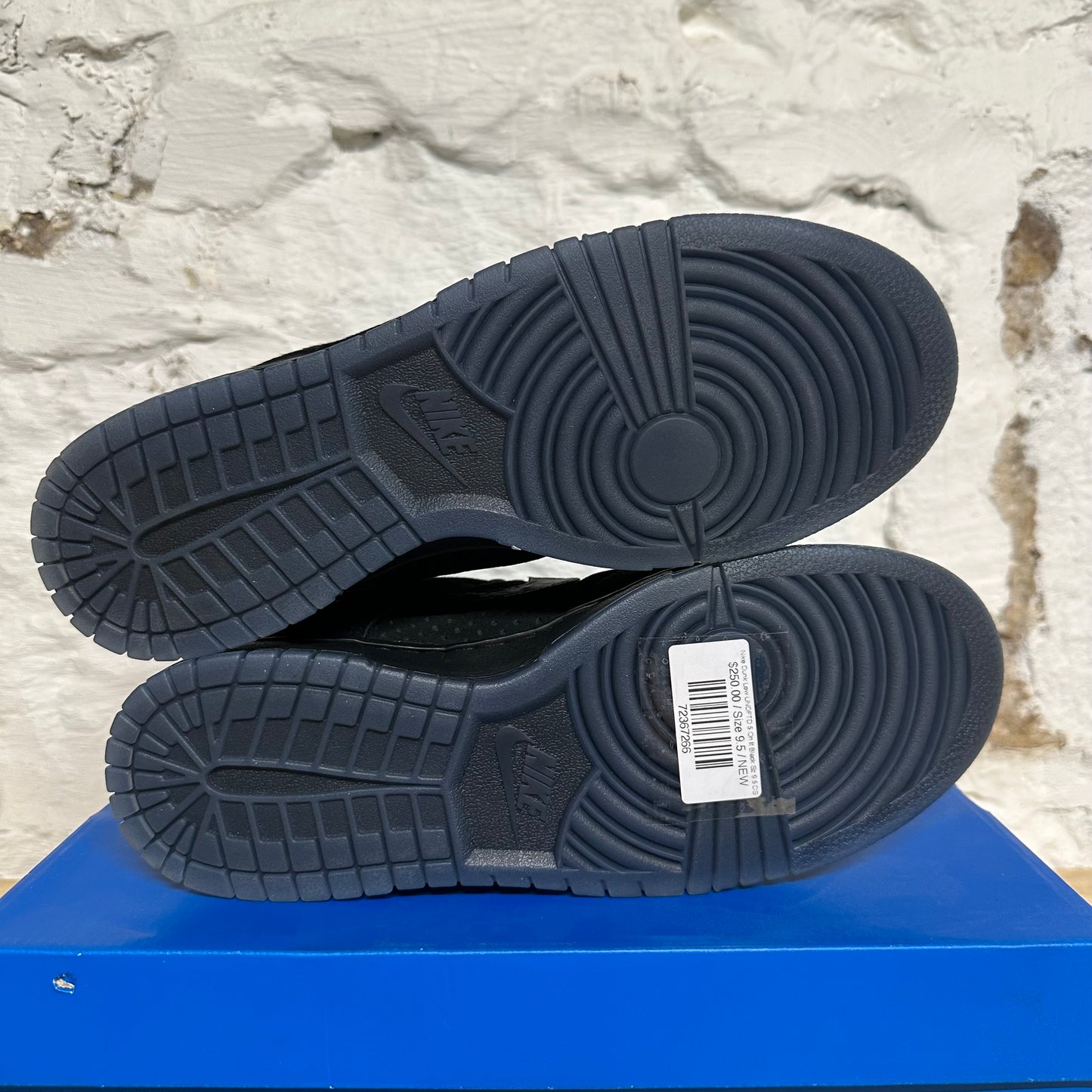 Nike Dunk Low UNDFTD 5 On It Black Sz 9.5 DS