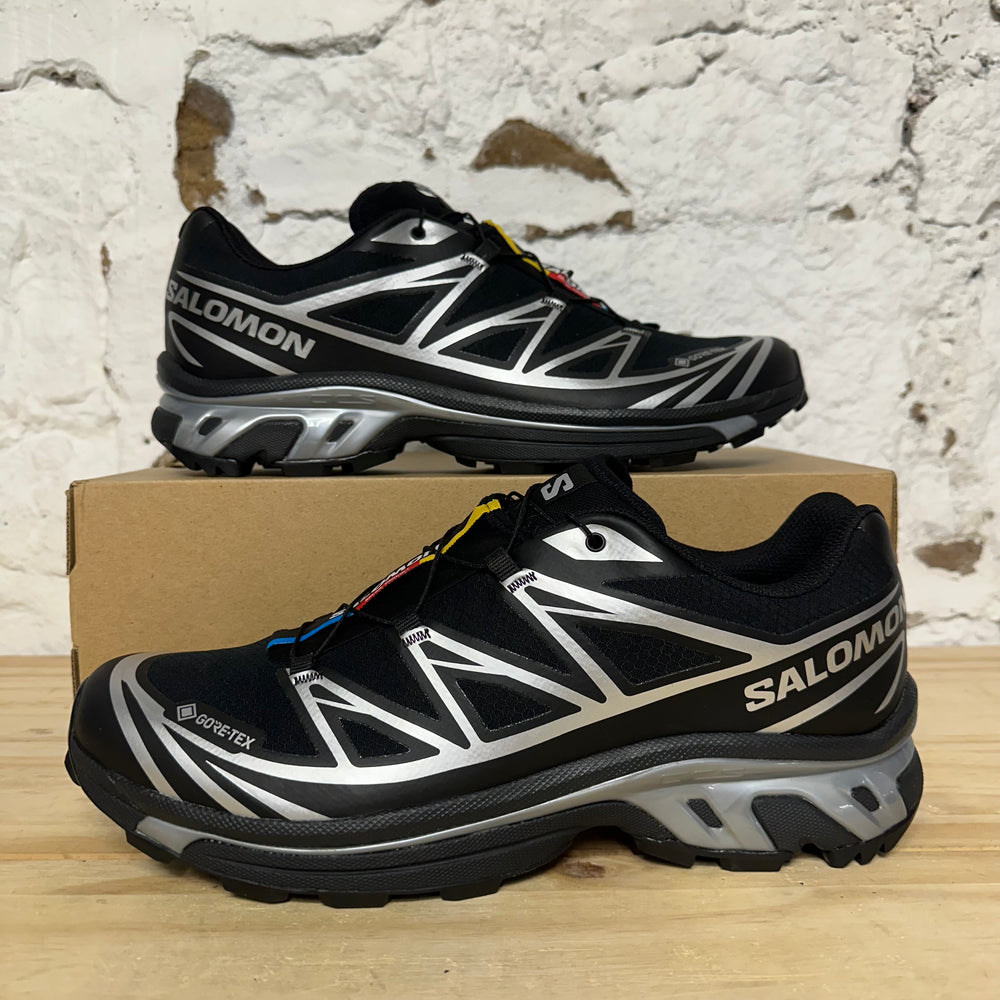 Salomon XT-6 GORE-TEX Black Silver Sz 11.5 DS