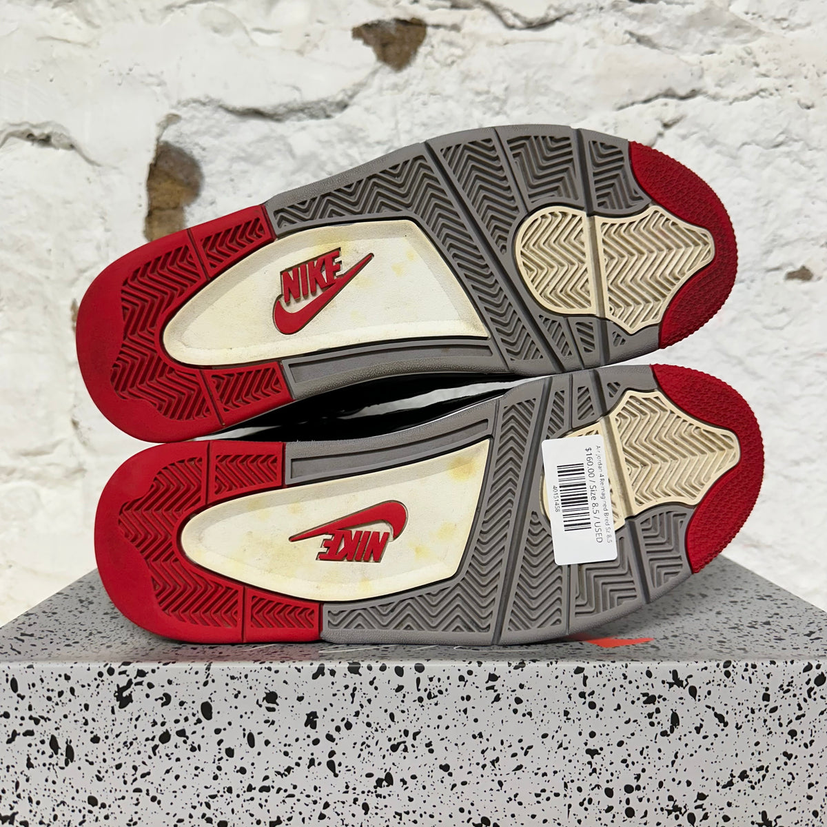 Air Jordan 4 Bred Reimagined Sz 8.5