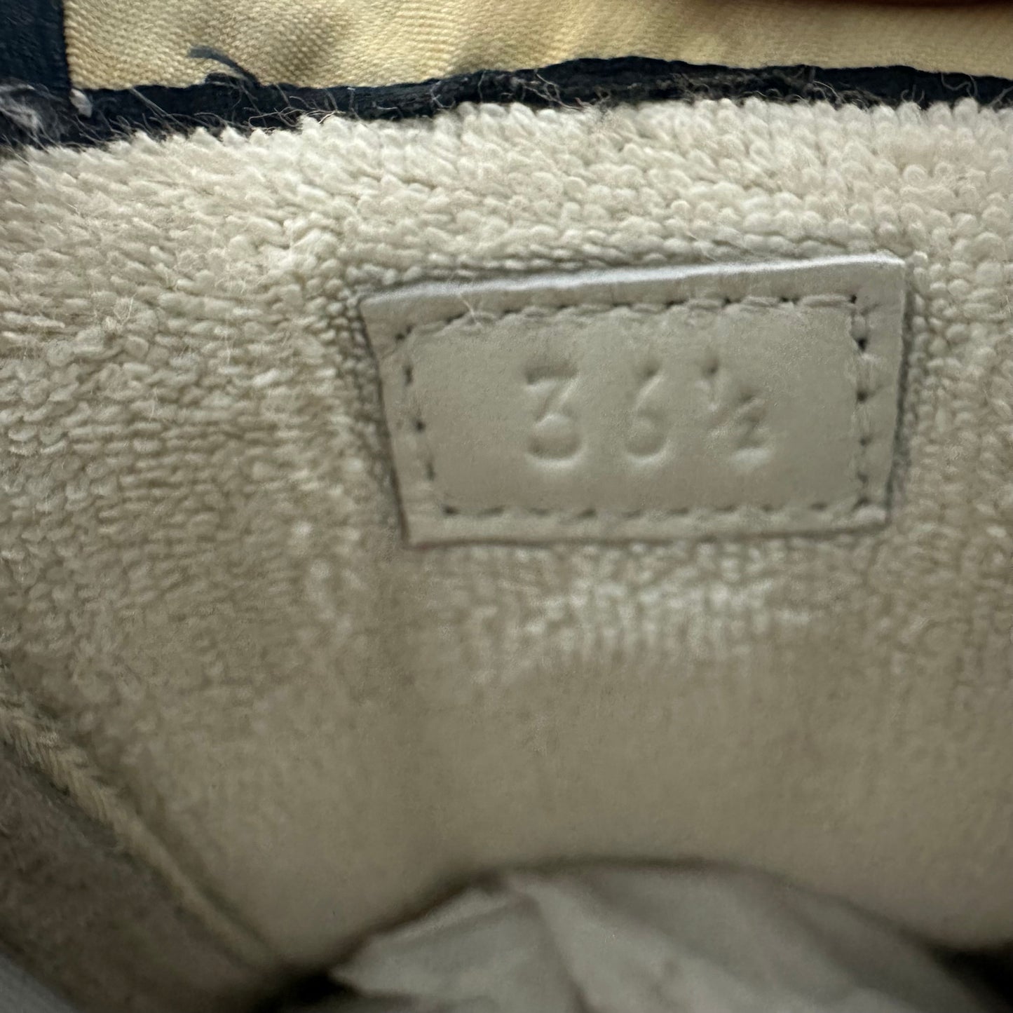 Gucci Beige Screener Sneaker Sz 4.5 (36.5)